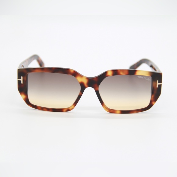 NEW TOM FORD WOMEN SUNGLASSES TOM FORD SILVANO-02 TF989 55B NEW FT0989/S - Picture 3 of 12